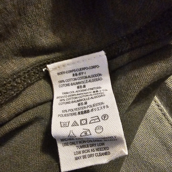 1/2 OFF We The Free People Green Hooded Tunic Pull Over Maxi Dress Cute Hippie - Picture 9 of 10